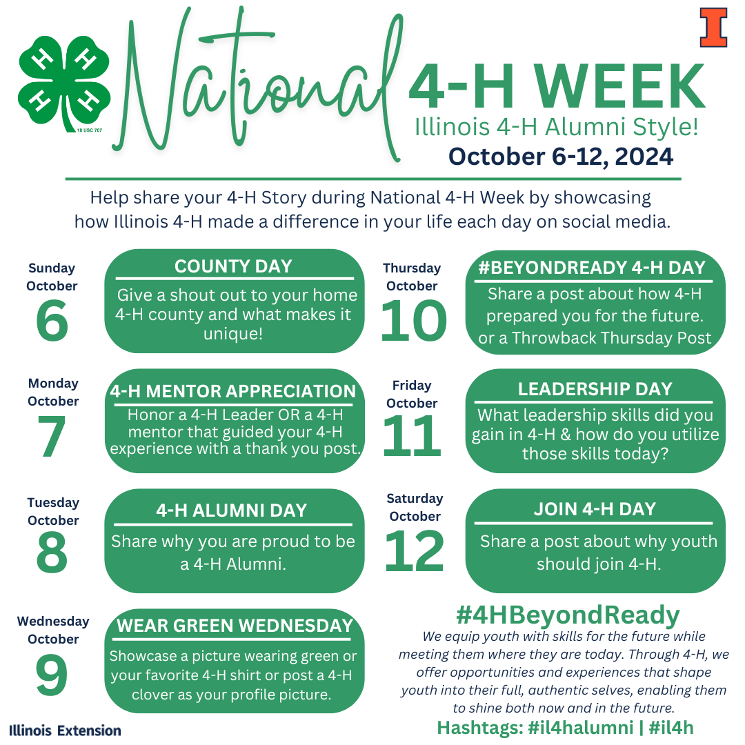 National 4-H Week Overview